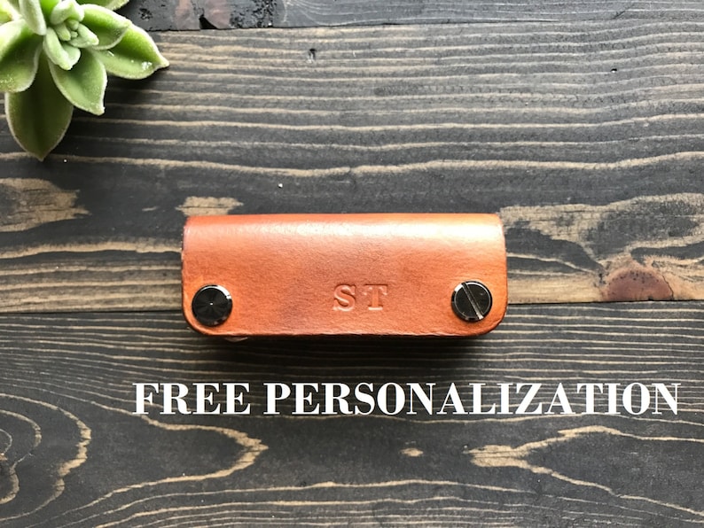 Luxury Leather Key Holder, Leather Key Chain, Leather Key Wallet, Leather Key Organizer, Leather Key Case image 3