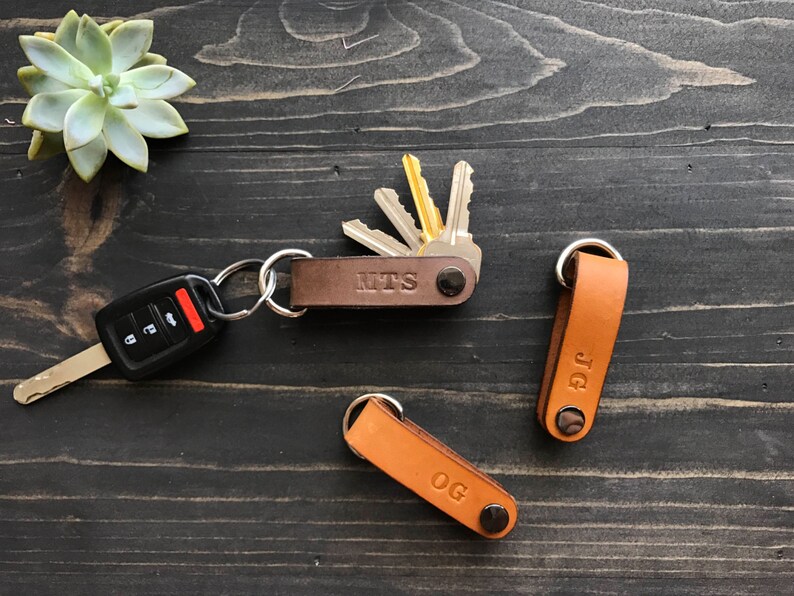 Natural Leather Key Chain Leather Key Organizer Gifts for Etsy