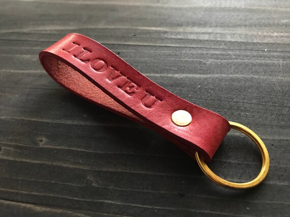 Personalized Custom Leather Keychain, Best Friend Gift, Graduation Gift,  Leather Keychain, Leather Key Holder - Etsy
