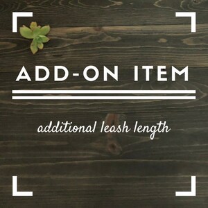 Additional Length for Dog Leashes