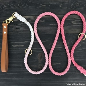 Ombre HandsFree Multipurpose Dog Leash, Slip-on Leash, Rope Dog Leash, Lead Leash, Ombre Slip Leash, Slip Lead, Slip Leash, Dog Leash