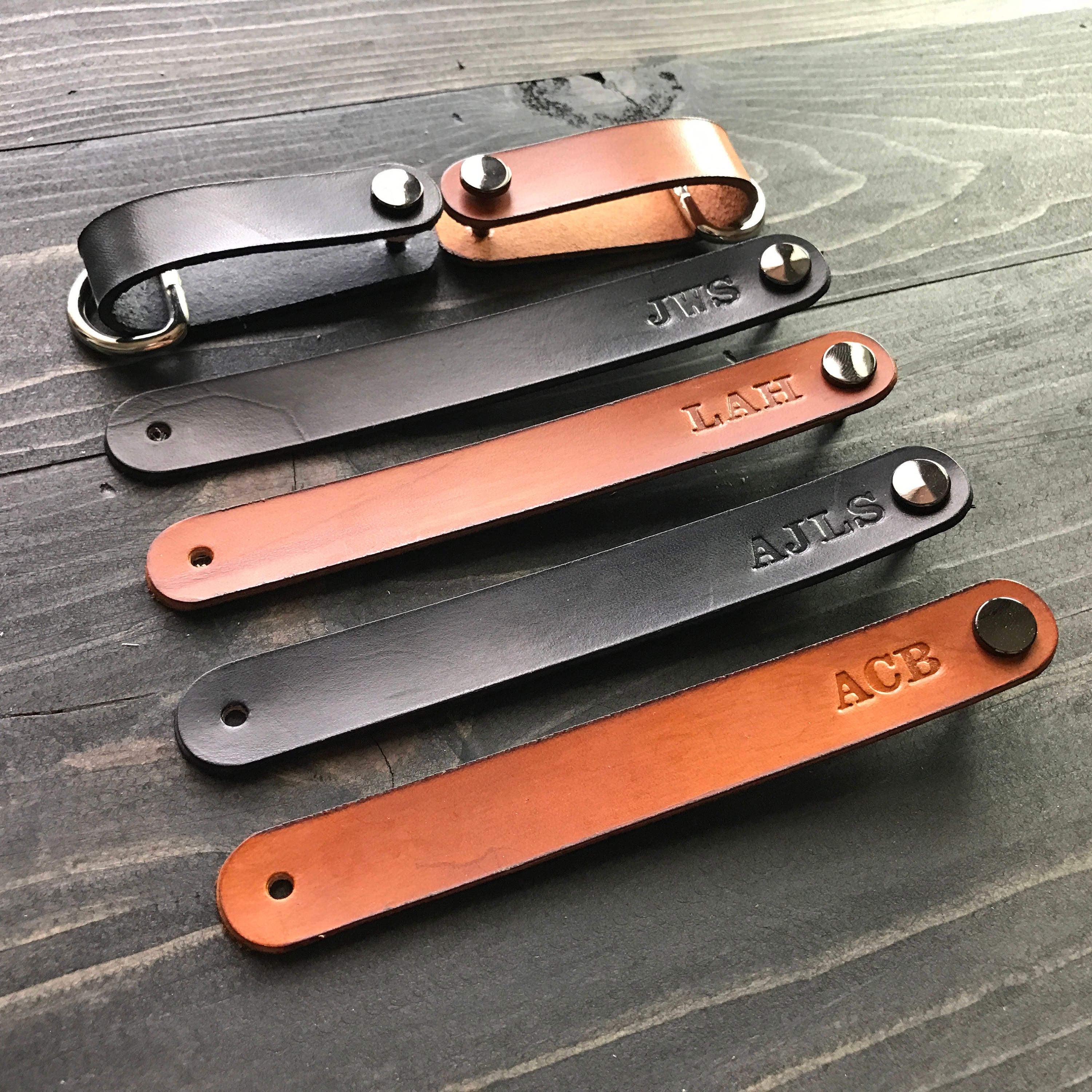 Natural Leather Key Holder Leather Key Organizer Leather Key Etsy
