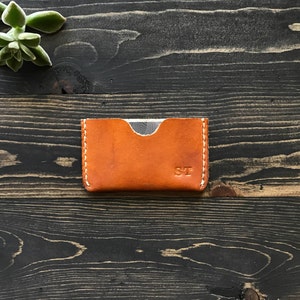 Minimal wallet, Thin card holder, Thin Card Wallet, Thin Leather Wallet, Front Pocket Wallet, Business Card Holder