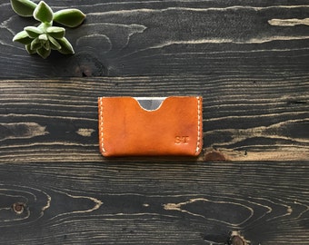 Minimal wallet, Thin card holder, Thin Card Wallet, Thin Leather Wallet, Front Pocket Wallet, Business Card Holder