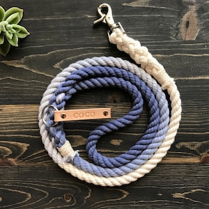 Ombre Rope Dog Leash, Ombre Dog Leash, Ombre Leash, Ombre Dog Leash,Dog Leash, Pet Leash, Cat Leash