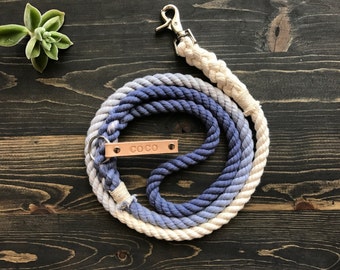 Ombre Rope Dog Leash, Ombre Dog Leash, Ombre Leash, Ombre Dog Leash,Dog Leash, Pet Leash, Cat Leash