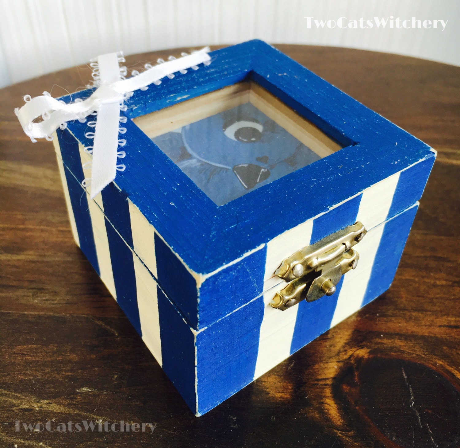 Bird Jewelry Box Bluebird Jewelry Box Whimsical Bird Art Etsy