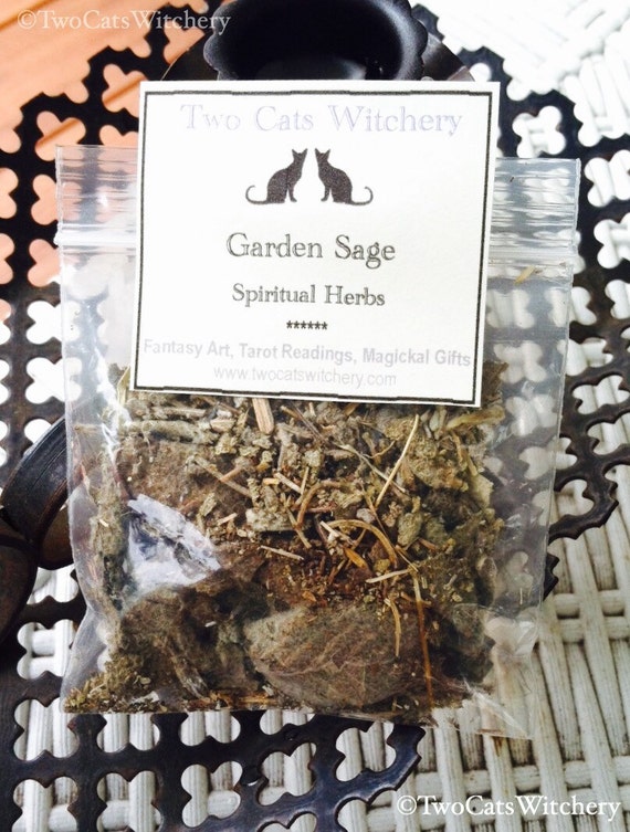 Sage Herb Mixture Smudging Sage Herbal Blend Garden Sage Etsy