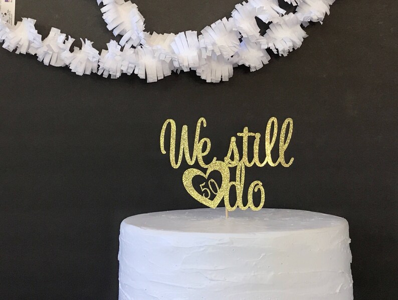 anniversary cake topper anniversary
