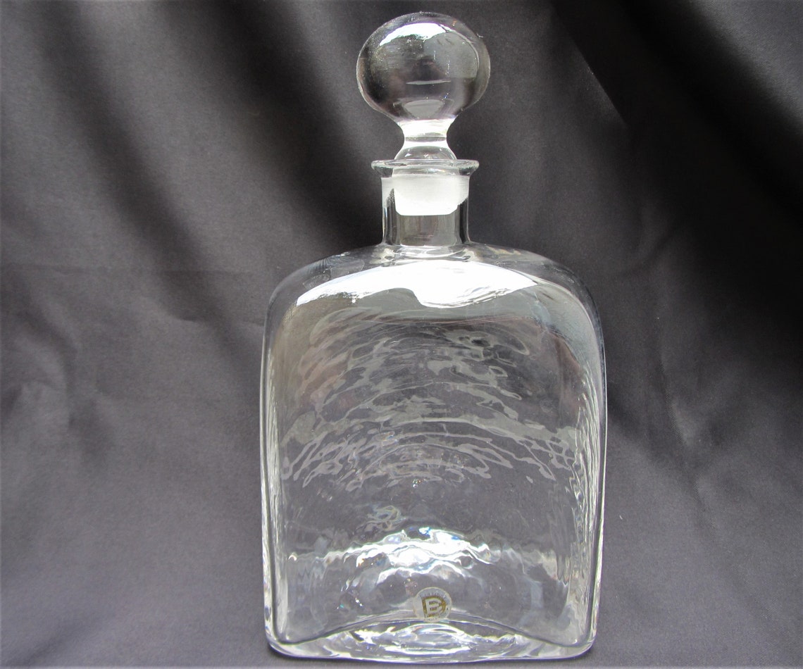Dartington Glass Crystal Decanter. Frank Thrower Glen Etsy