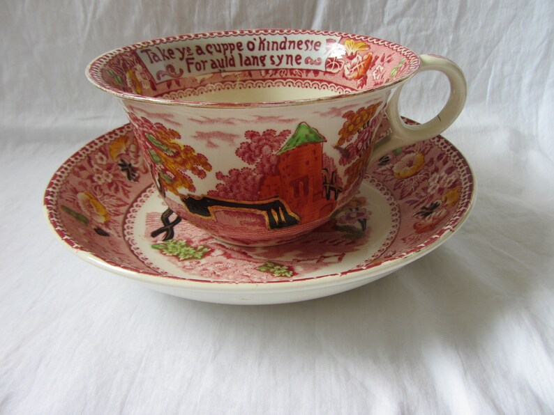 Extra Large Antique Tea Cup And Saucer Shop Display Giant Etsy