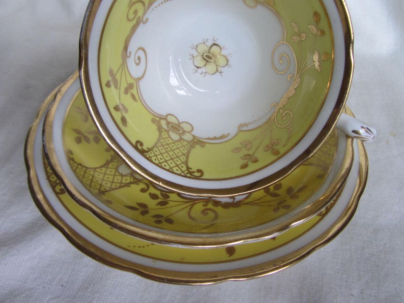 Saucer and Plate Trio Set Stunning Cobalt Blue /"Melody/" Wedgwood Tea Cup