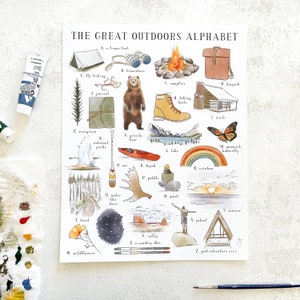 The Great Outdoors ABC Print