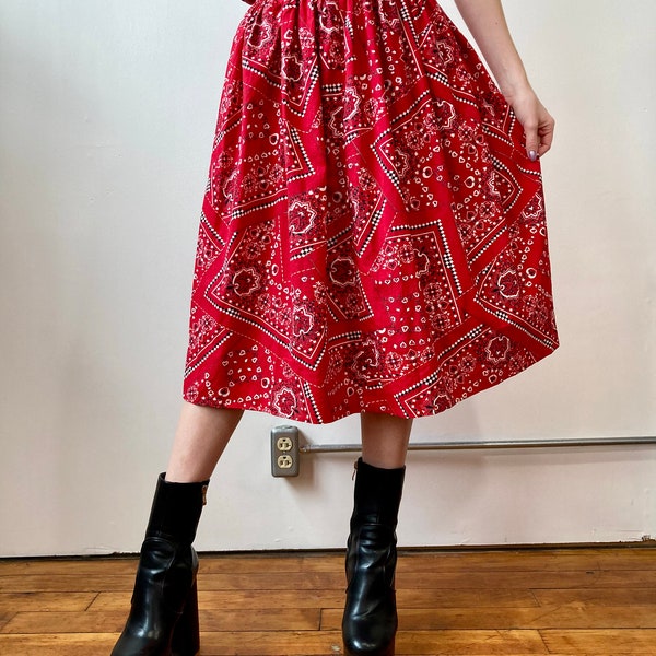 Bandana Skirt - Etsy