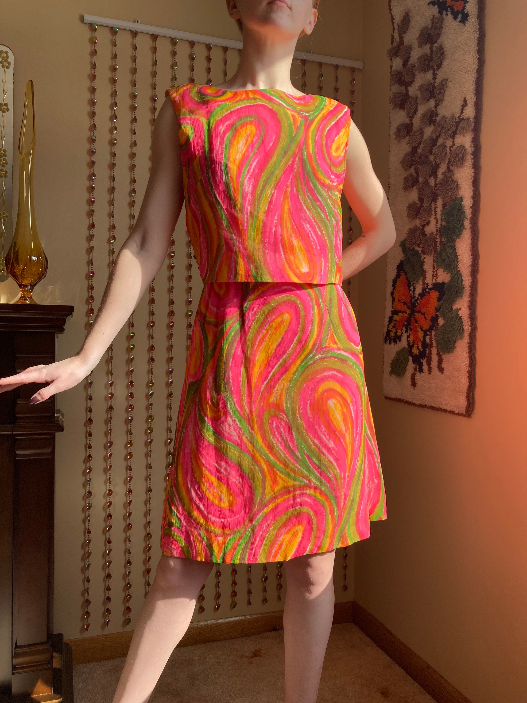 60s French Dress - Etsy