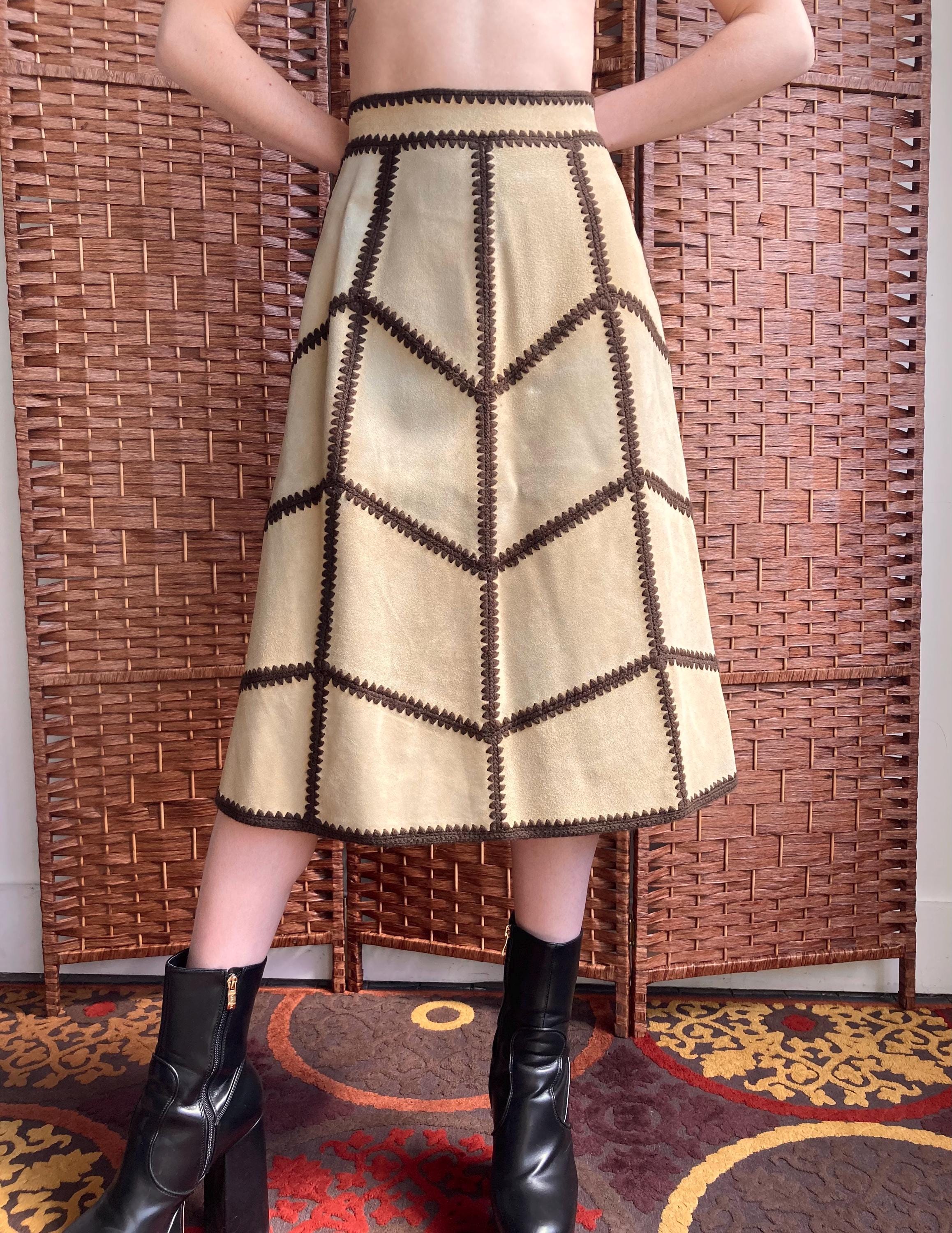 70s Crochet Skirt - Etsy 70s Crochet Skirt - Etsy