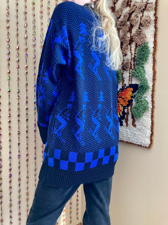 1980s / 1990s Volup Ski Motif Sweater, Bust 42in - image 4