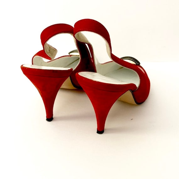 Vintage Bally Heels - Vintage Sligback Pumps - Vi… - image 5