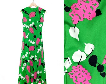 Beautiful Vintage POSH by Jay Anderson Dress - Vintage 60s Floor Length Dress - 70s Floral Dress