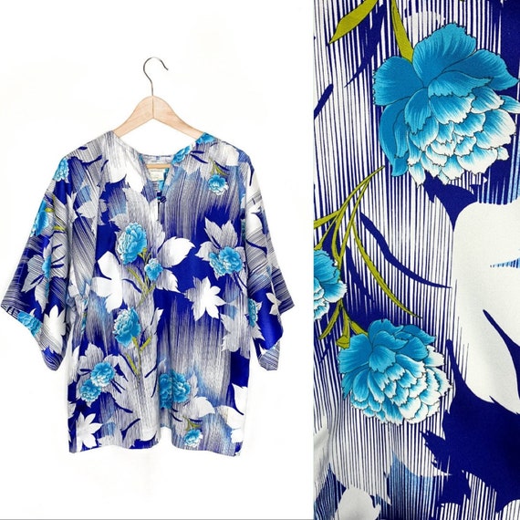 Vintage Hawaiian Kimono - Paradise Hawaii Kimono S