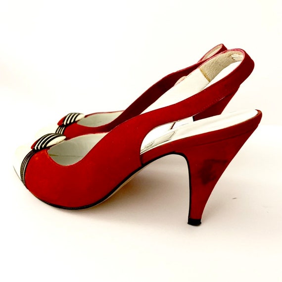 Vintage Bally Heels - Vintage Sligback Pumps - Vi… - image 8