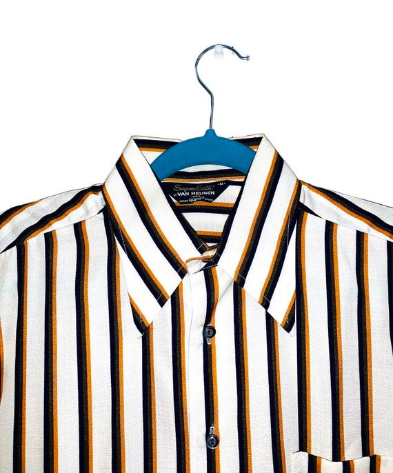 Vintage 70s Button Up - 70s Dagger Collar