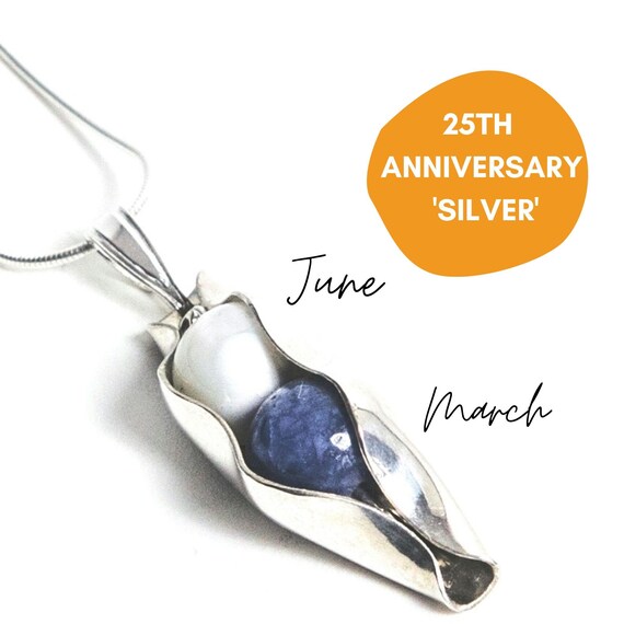 Silver Wedding Anniversary Jewellery 25th Wedding Anniversary 25th