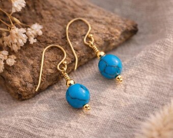 Gold Birthstone Earrings | Custom Birthstone | Silver or Gold | Ethical Gemstone Jewelry