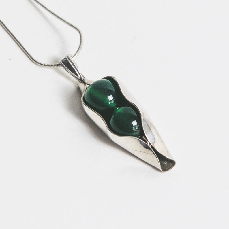 Jade Anniversary Gifts 35th Anniversary Gift Jade Necklace 35th Jade Jade Peas In