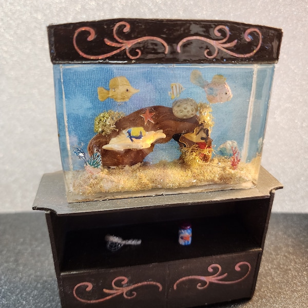Dollhouse Fish Tank Etsy