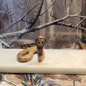 Dollhouse Miniature 1" scale Snake, Cobra