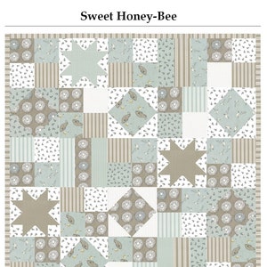 Baby Quilt Pattern - Sweet Honey-Bee