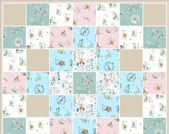 Baby Quilt Kit - Peter Rabbit's Garden