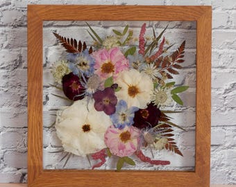 Wedding Flower Preservation Deposit | Bouquet Preservation | Floral Resin Art | Bridal Gift | Wedding Gift | Preserved | Pressed Wood Frame