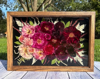 Wedding Flower Preservation Deposit | Bouquet Preservation | Floral Resin Art | Bridal Gift | Wedding Gift | Preserved | Wood Wall Frame