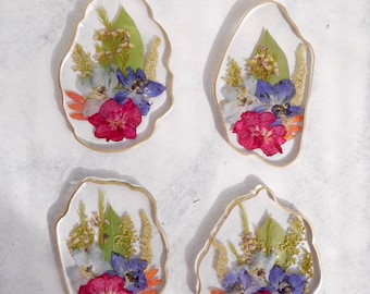 Hochzeitsblumen Erhaltungs Einlage | Blumenstrauß Erhaltung | Blumen Kunst | Braut Geschenk | Hochzeitsgeschenk | Konserviert | Geode Untersetzer Set