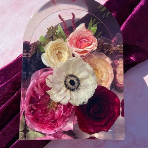DEPOSIT | Wedding Flower Preservation | Bouquet Preservation | Floral Resin Art | Bridal Gift | Wedding Gift | Preserved Flowers | Arch