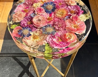Hochzeitsblumen Erhaltungs Einlage | Blumenstrauß Erhaltung | Blumen Kunst | Braut Geschenk | Hochzeitsgeschenk | Konservierte Blumen | Beistelltisch