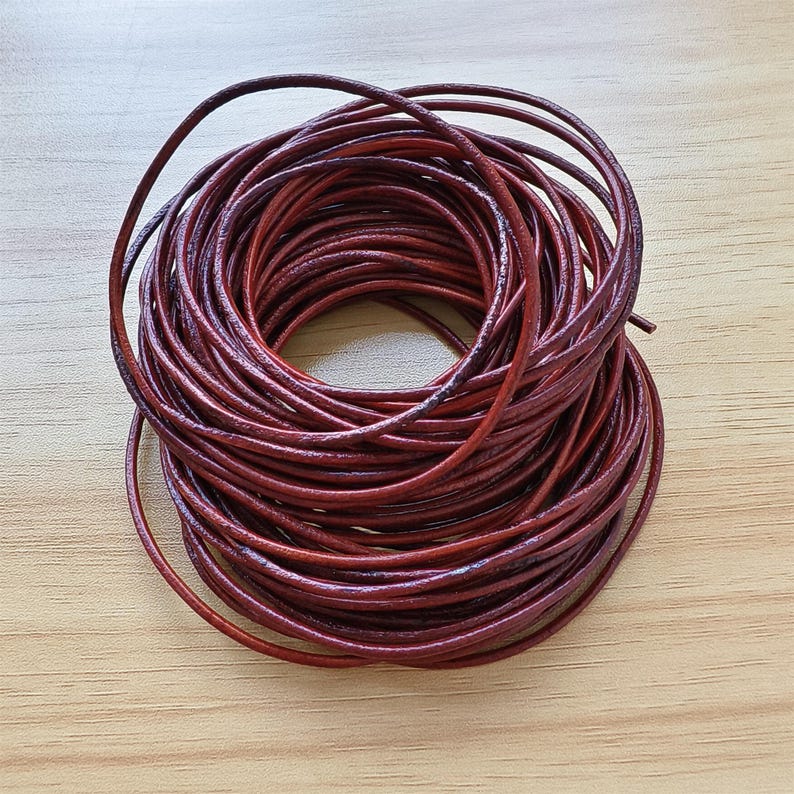DDP | Multi Colors Eco-friendly Real Cowhide Leather String Cord for ...