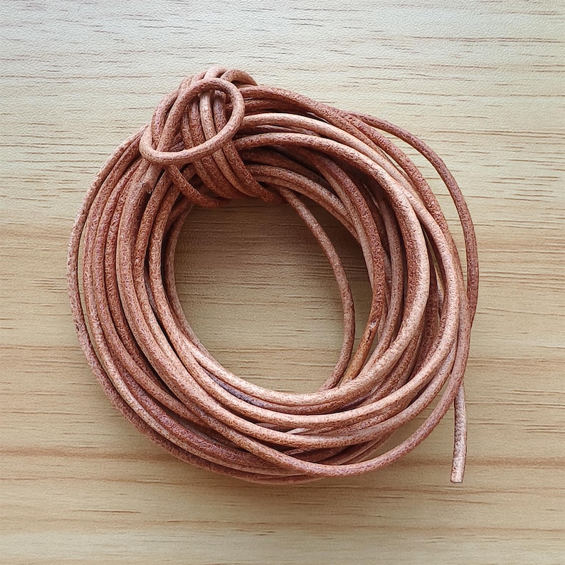 DDP | Multi Colors Eco-friendly Real Cowhide Leather String Cord for ...