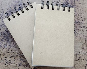 DDP | Dual-Inner-Page Kraft Paper Ring-Binder Portable Notebook,Junk Journal Diary Travel Journal Sketchbook Scrapbook Gift