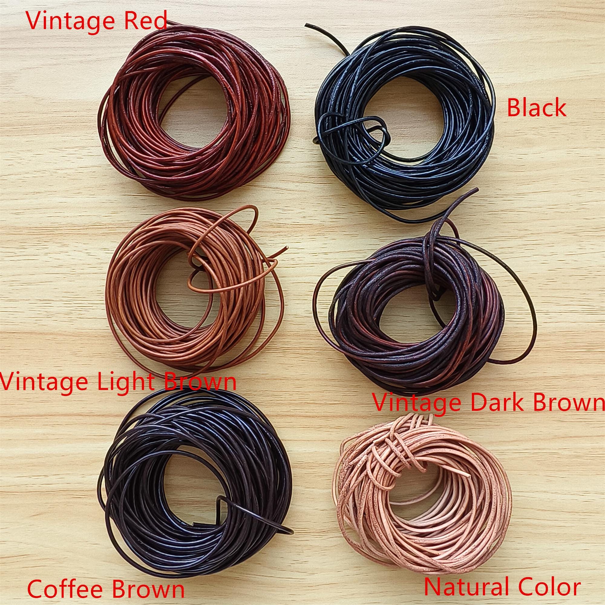 DDP | Multi Colors Eco-friendly Real Cowhide Leather String Cord for ...