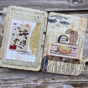 Diario spazzatura fatto a mano Farfalla ispirato Vintage Pocket Ephemera Lapbook, Kit materiali carta, Pagina, Folio, Cartella, Inserto, Album, Regalo, Collage 3D