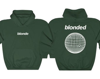 Blonde Hoodie, Streetwear Hoodie, Blonde Hoodie, Y2K Hoodie, Aesthetic Sweatshirt, Words on back Hoodie, Music Hoodie, gifts for friends