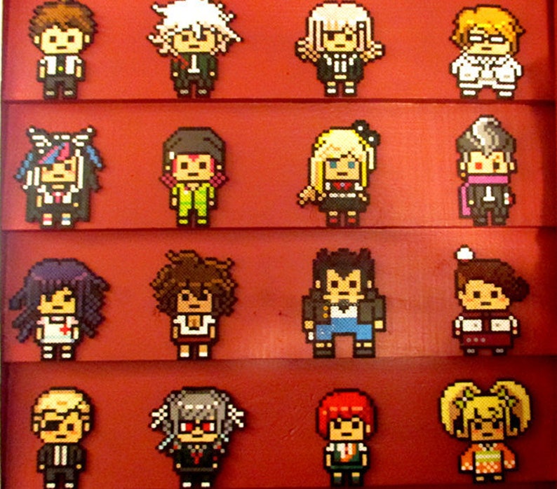 Danganronpa 2: Goodbye Despair 8-Bit Perler Sprites | Etsy