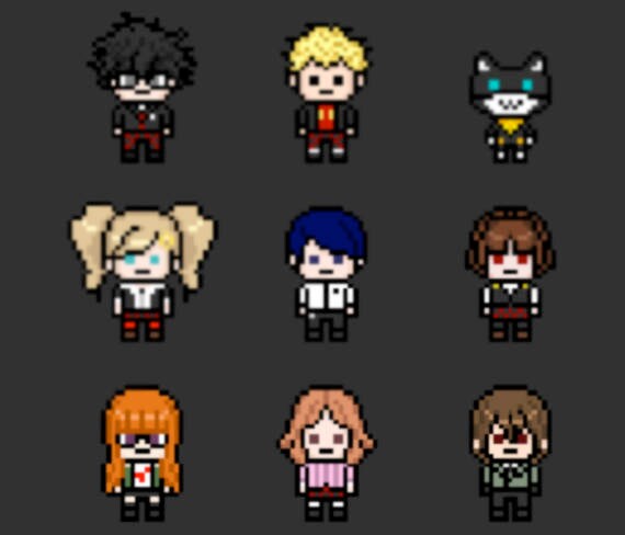 Persona Pixel Art