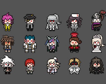 Ultimate Despair 8 Bit Perler Sprites Etsy Sweden