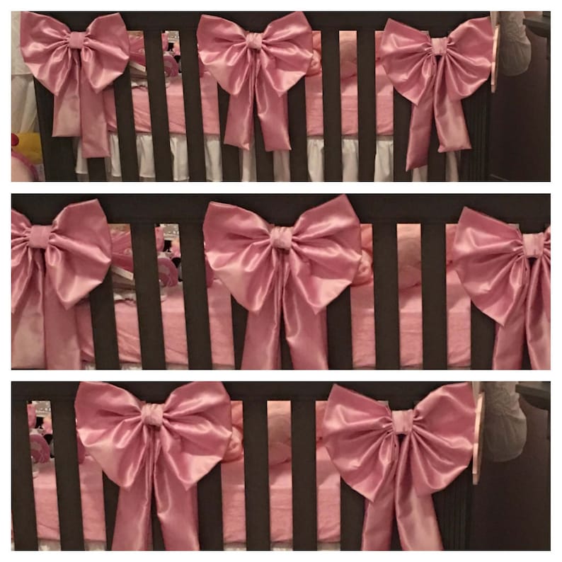 CRIB BOWS 3pc Customizable Etsy