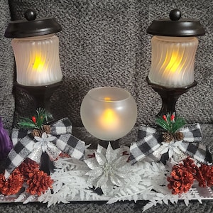 Centerpiece with lights
