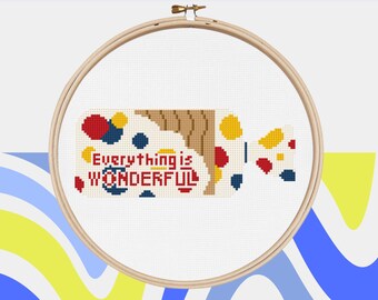 Wonder Bread Cross Stitch & Needlepoint Pattern PDF | Retro Pop Art Kitchen Decor — Instant Download